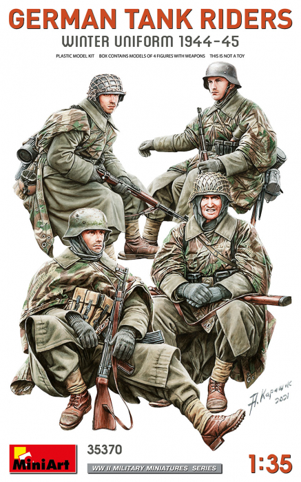 MiniArt 35370 - 1:35 German Tank Riders (Winter Uniform 1944-45) [1]