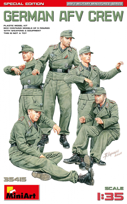 MiniArt 35415 - 1:35 German AFV Crew. Special Edition [1]