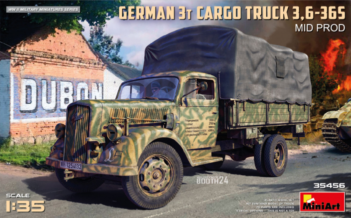 MiniArt 35456 - 1:35 German 3t Cargo Truck Opel Blitz 3,6-36S - Mid Prod [1]