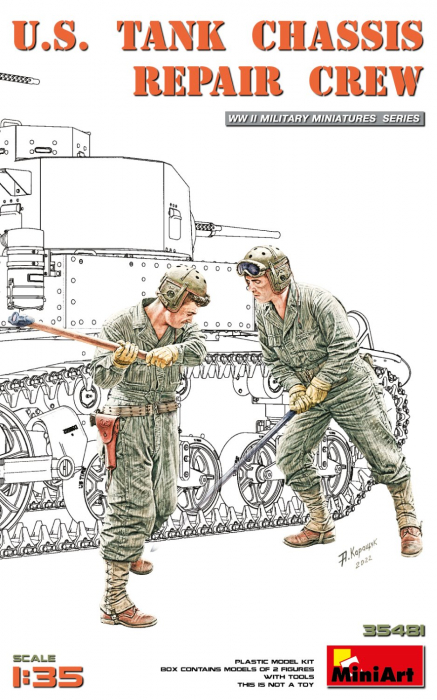 Miniart 35481 - 1:35 U.S. Tank Chassis Repair Crew [1]