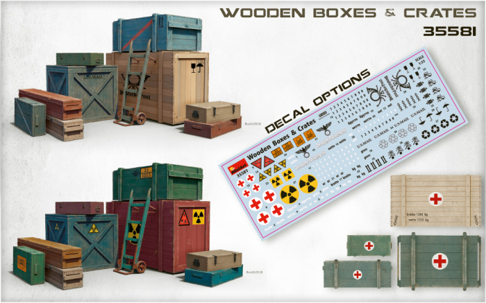 Miniart 35581 - 1:35 Wooden Boxes & Crates [2]