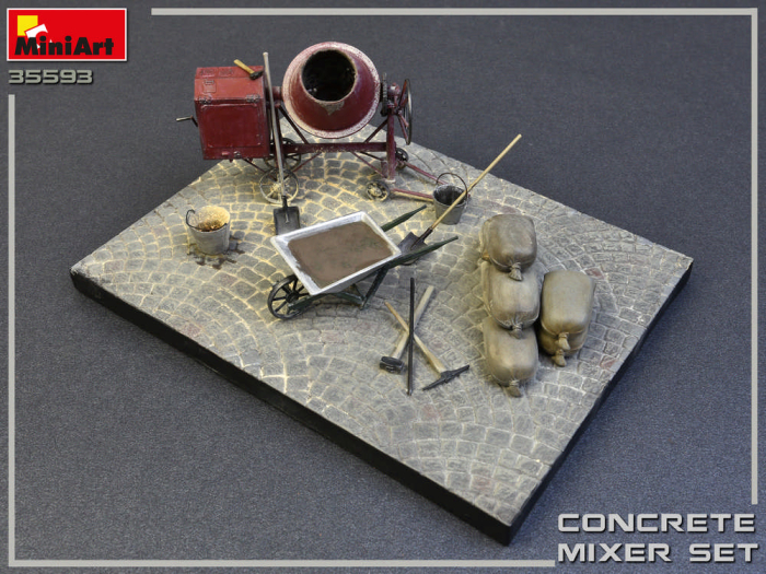 Miniart 35593 - 1:35 Concrete Mixer Set [3]