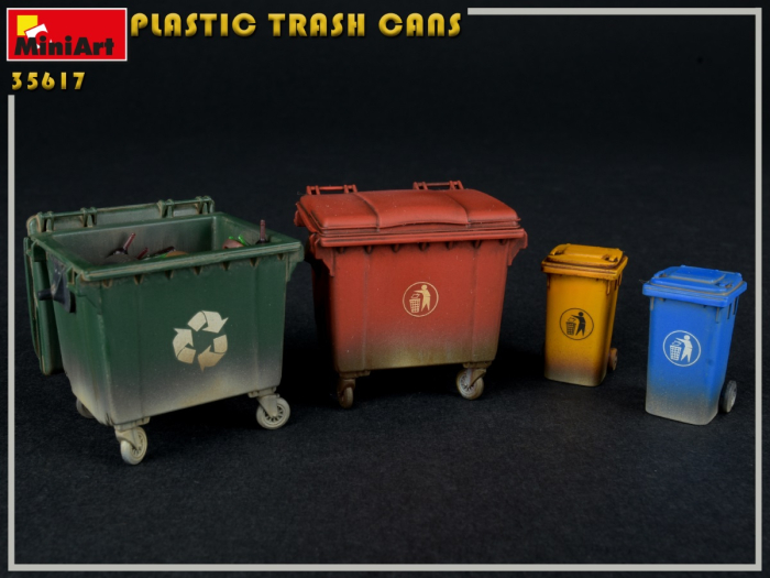 MiniArt 35617 - 1:35 Plastic Trash Cans [2]