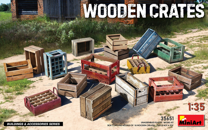 MiniArt 35651 - 1:35 Wooden Crates [1]