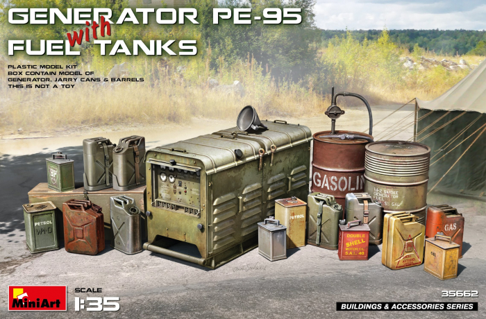 MiniArt 35662 - 1:35 Generator PE-95 with Fuel Tanks [1]