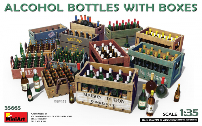 MiniArt 35665 - 1:35 Alcohol Bottles With Boxes [1]