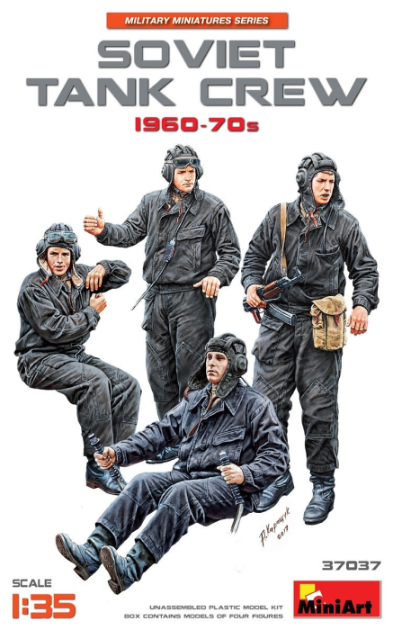 Miniart 37037 - 1:35 1:35 SOVIET TANK CREW 1960-70s - 4 figures [1]