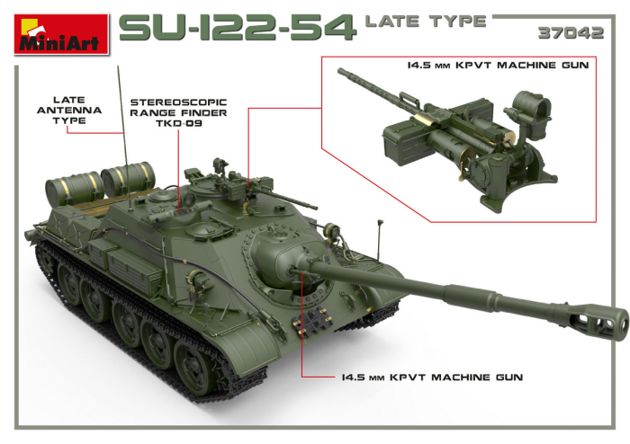 Miniart 37042 - 1:35 SU-122-54 Late Type [4]