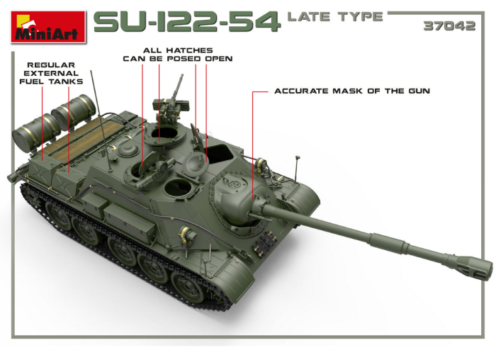Miniart 37042 - 1:35 SU-122-54 Late Type [3]