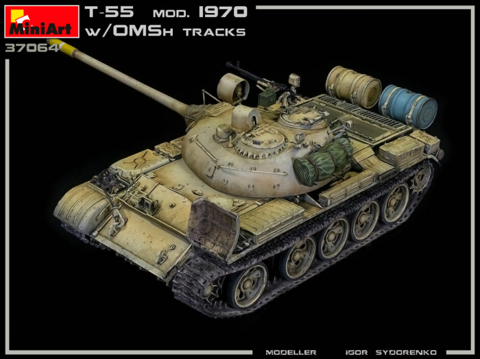 Miniart 37064 - 1:35 T -55 Mod. 1970 w/OMSh Tracks [3]