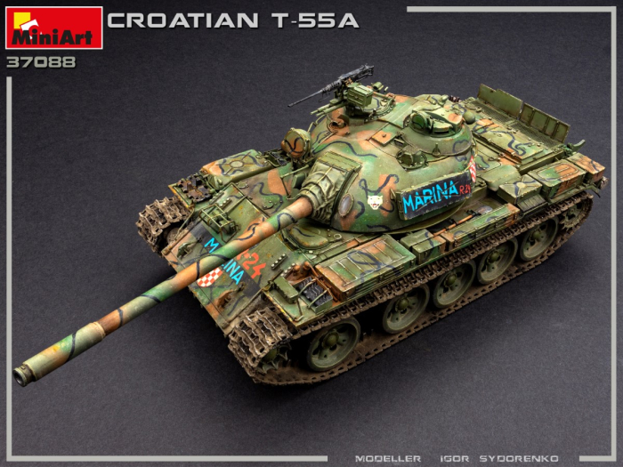 Miniart 37088 - 1:35 Croatian T-55A [4]