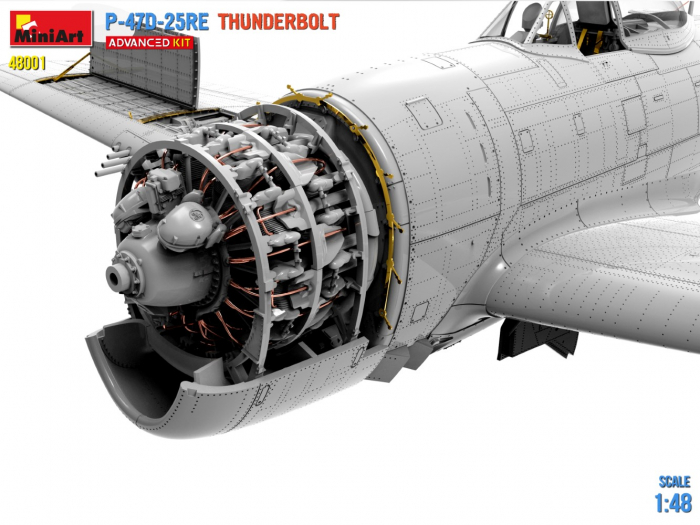 Miniart 48001 - 1:48 P-47D-25RE Thunderbolt - Advanced Kit [4]