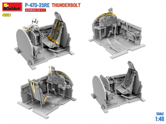 Miniart 48001 - 1:48 P-47D-25RE Thunderbolt - Advanced Kit [5]