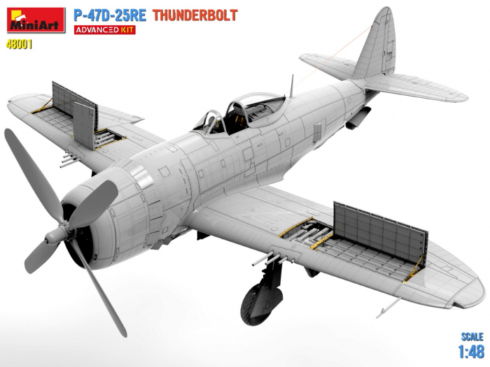 Miniart 48001 - 1:48 P-47D-25RE Thunderbolt - Advanced Kit [2]