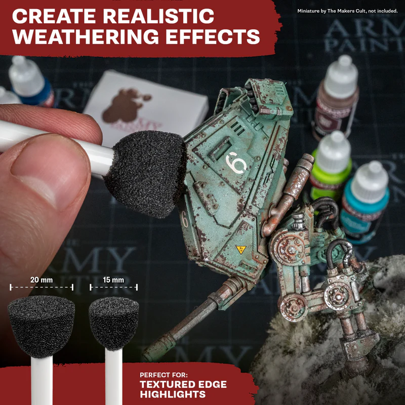 The Army Painter - Miniature Chipping Brush Set [2]