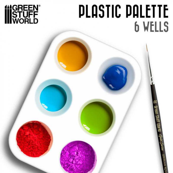 GSW - Plastic Rectangular Mixing Palette [2]