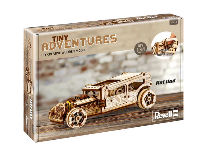 Revell 00612 - 1:32 - Puzzle 3D Tiny Adventures - Hot Rod [5]