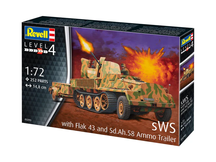 Revell 03293 - 1:72 - sWS with Flak43 and Sd.Ah58 Ammo Trailer [3]