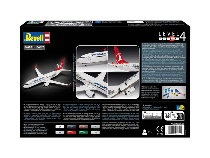Revell 03772 - 1:144 - Boeing 737-800 "Turkish Airlines" [3]