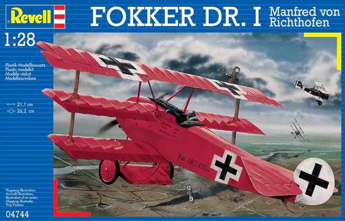 Revell 04744 - 1:28 - Fokker Dr.I Red Baron [3]