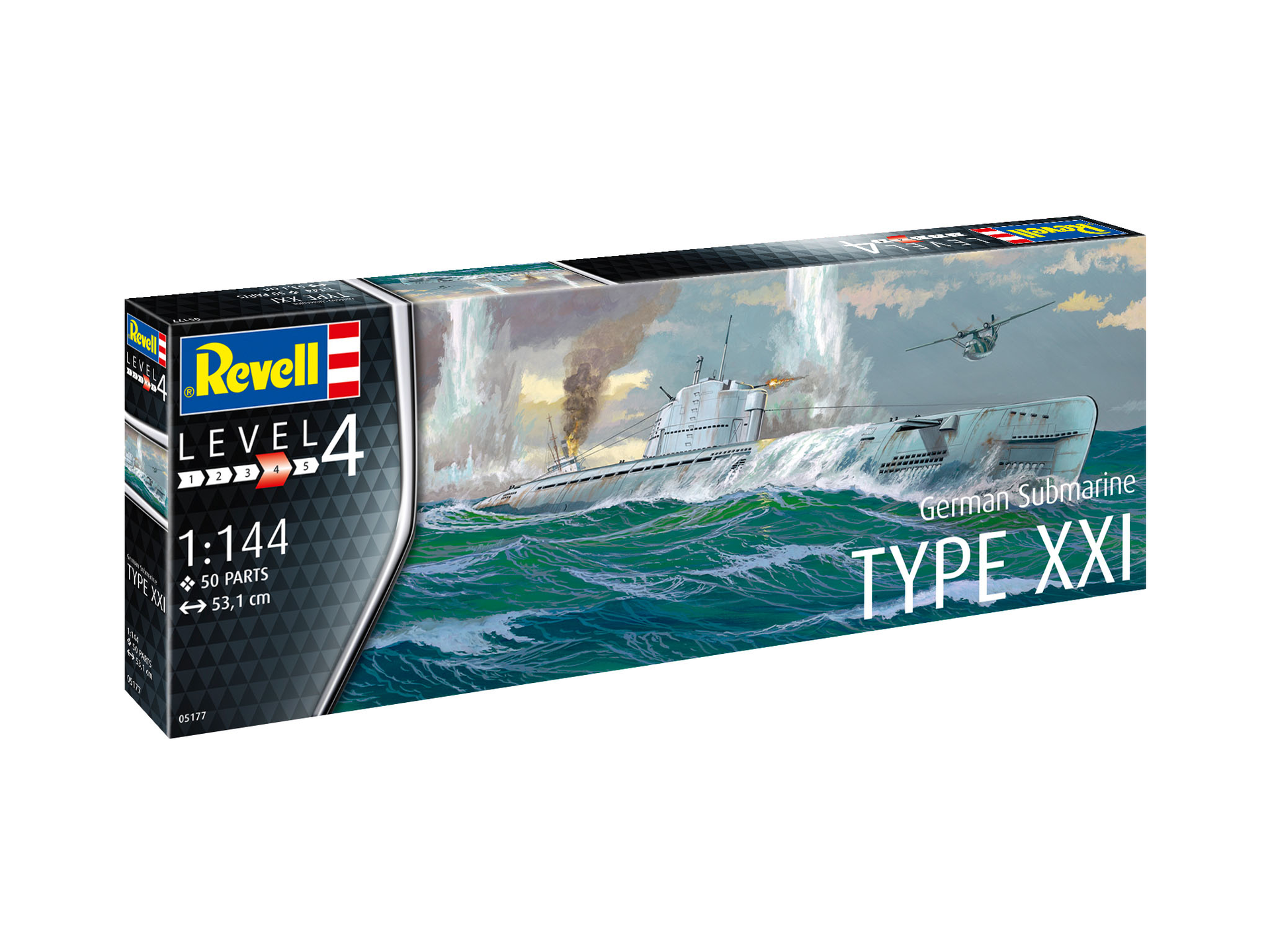 Revell  - 1:144 German Submarine Type XXI [1]