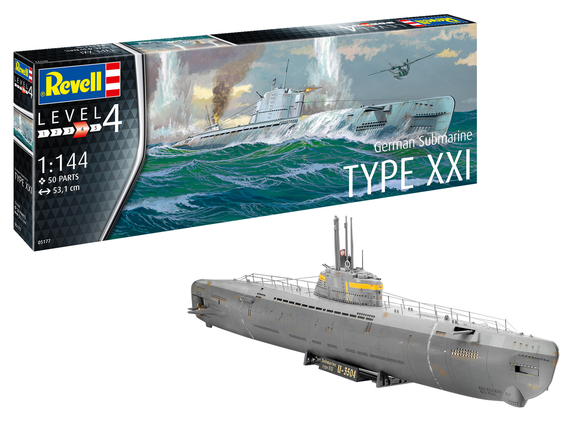 Revell  - 1:144 German Submarine Type XXI [2]