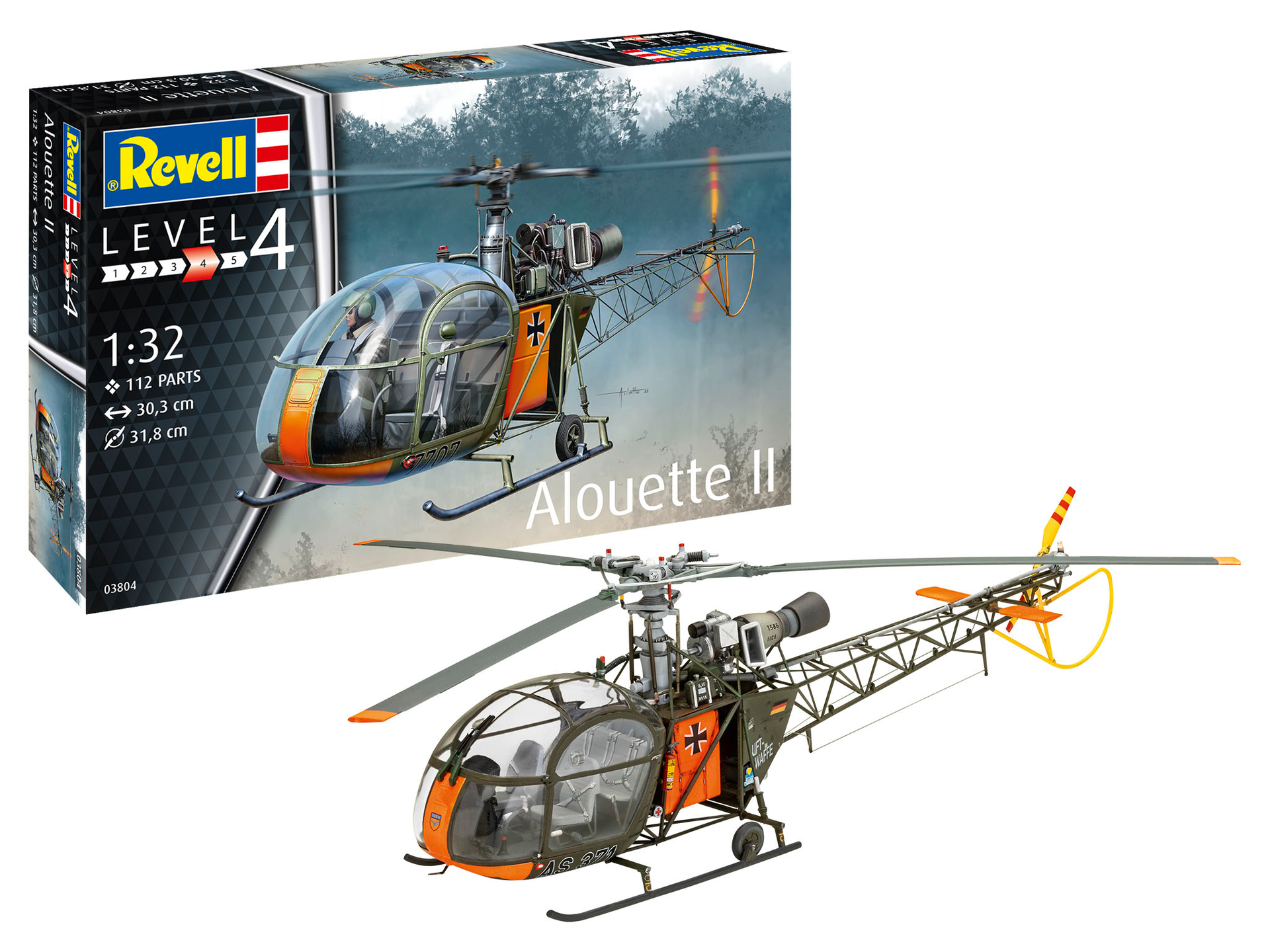 Revell  - 1:32 Alouette II [2]