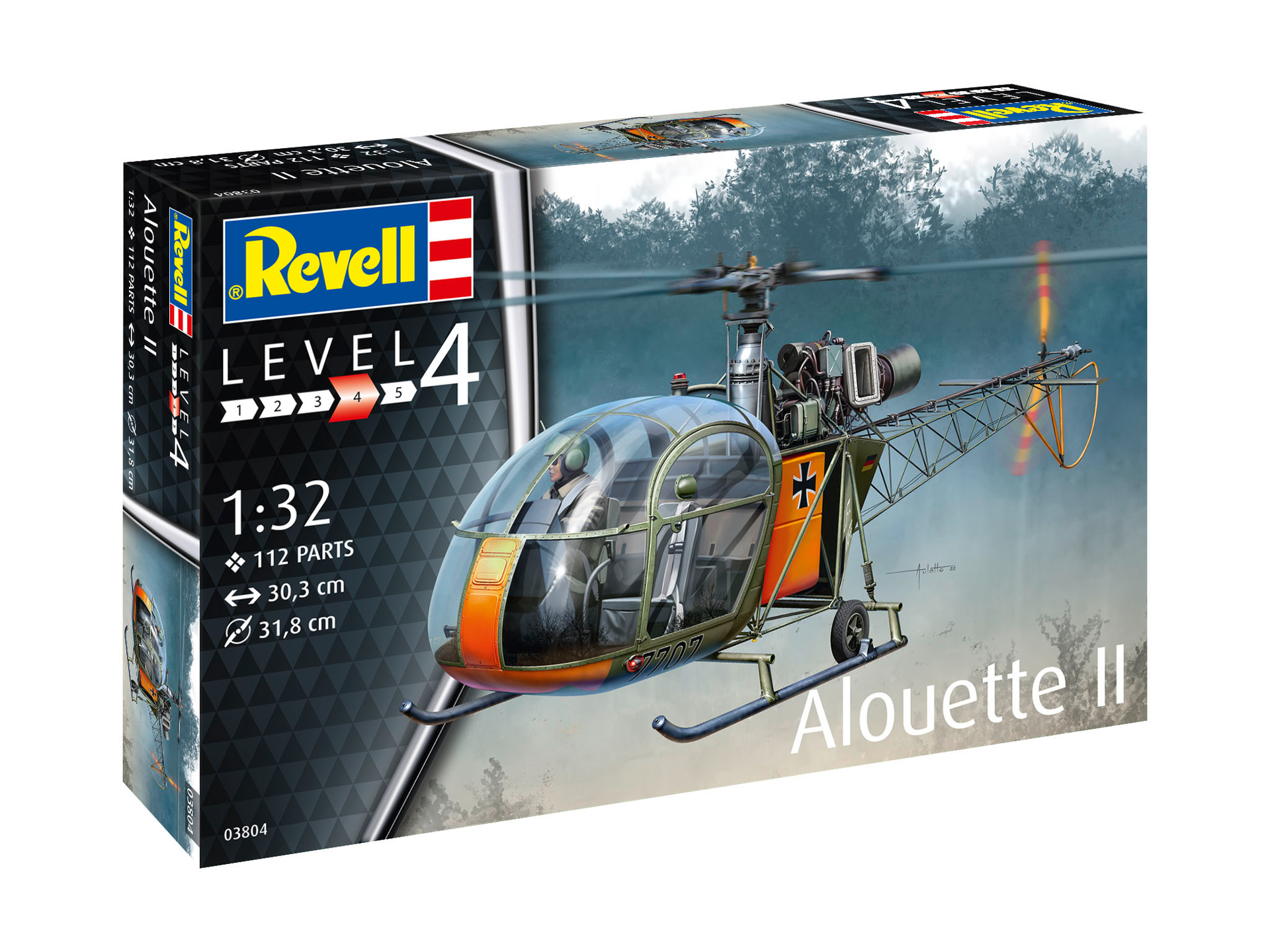 Revell  - 1:32 Alouette II [1]