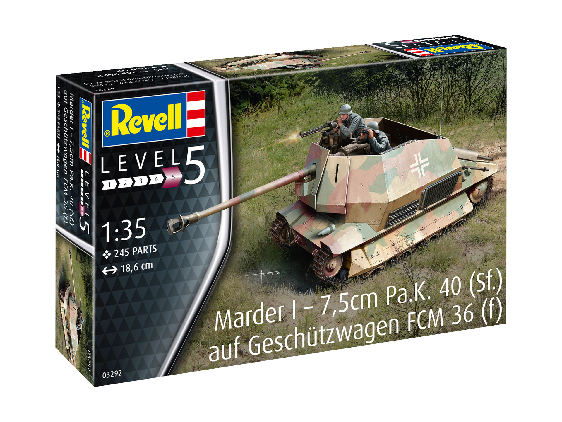 Revell  - 1:35 Marder I  7,5cm Pa.K. 40 (Sf.) auf FCM 36(f) [1]