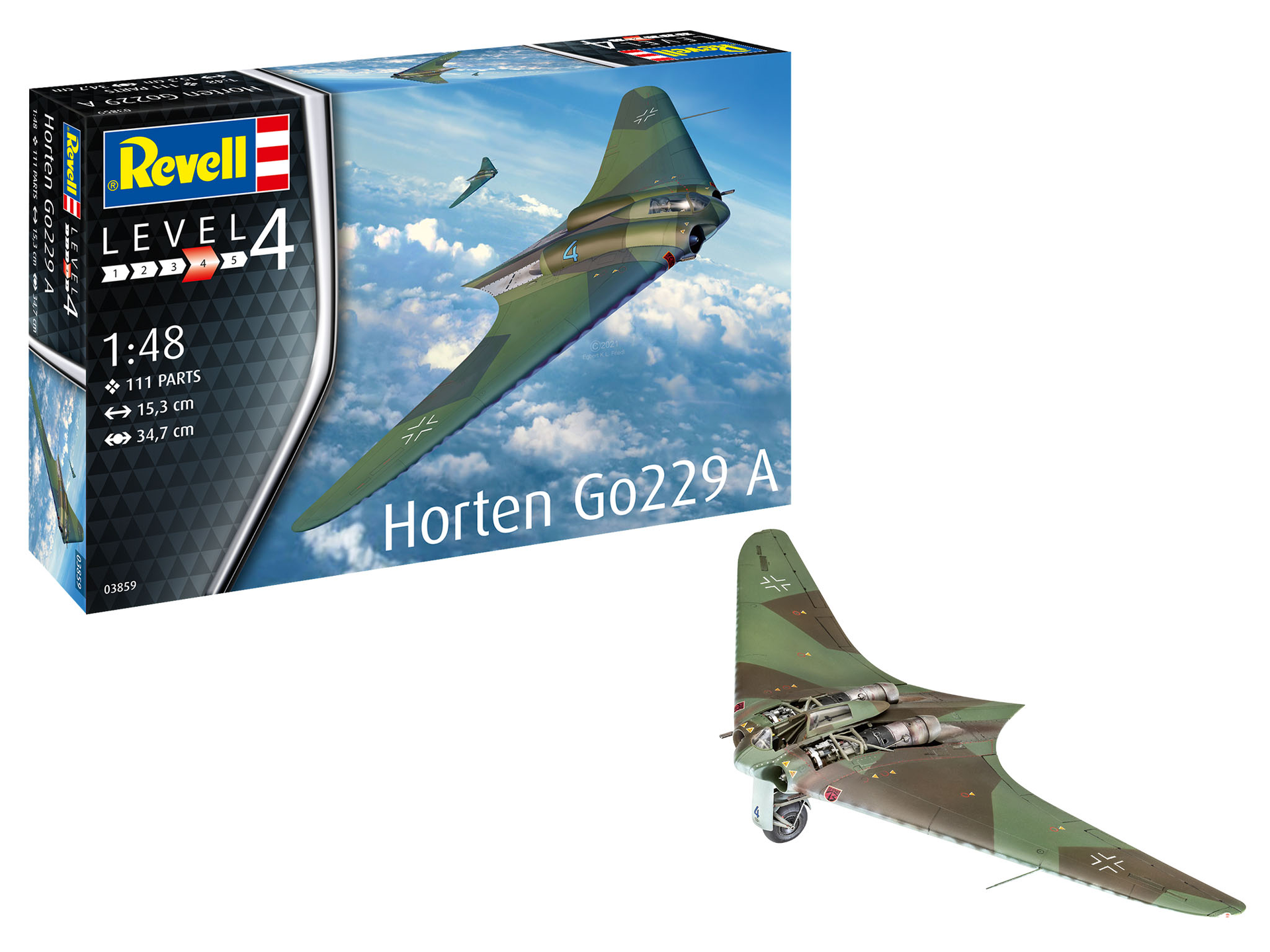 Revell  - 1:48 Horten Go229 A-1 Flying Wing [2]
