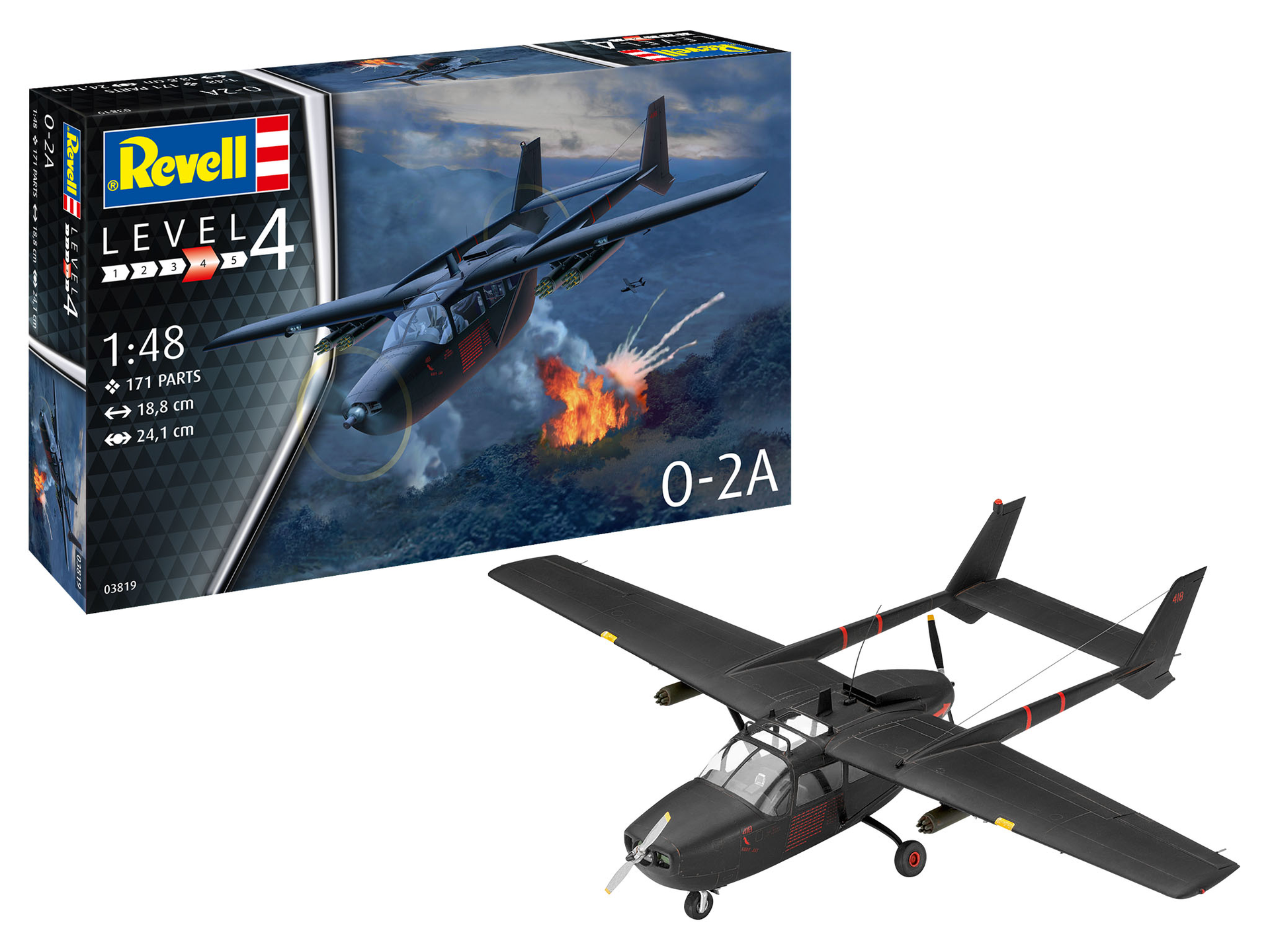 Revell  - 1:48 O-2A Skymaster [2]