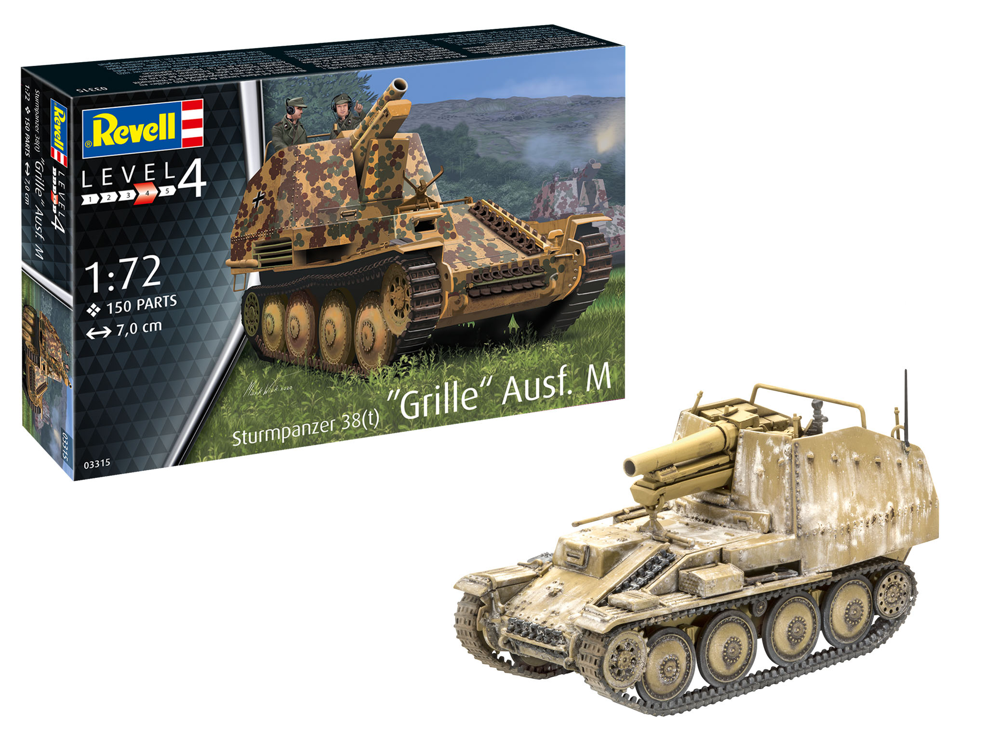 Revell  - 1:72 Sturmpanzer 38(t) Grille Ausf. M [2]