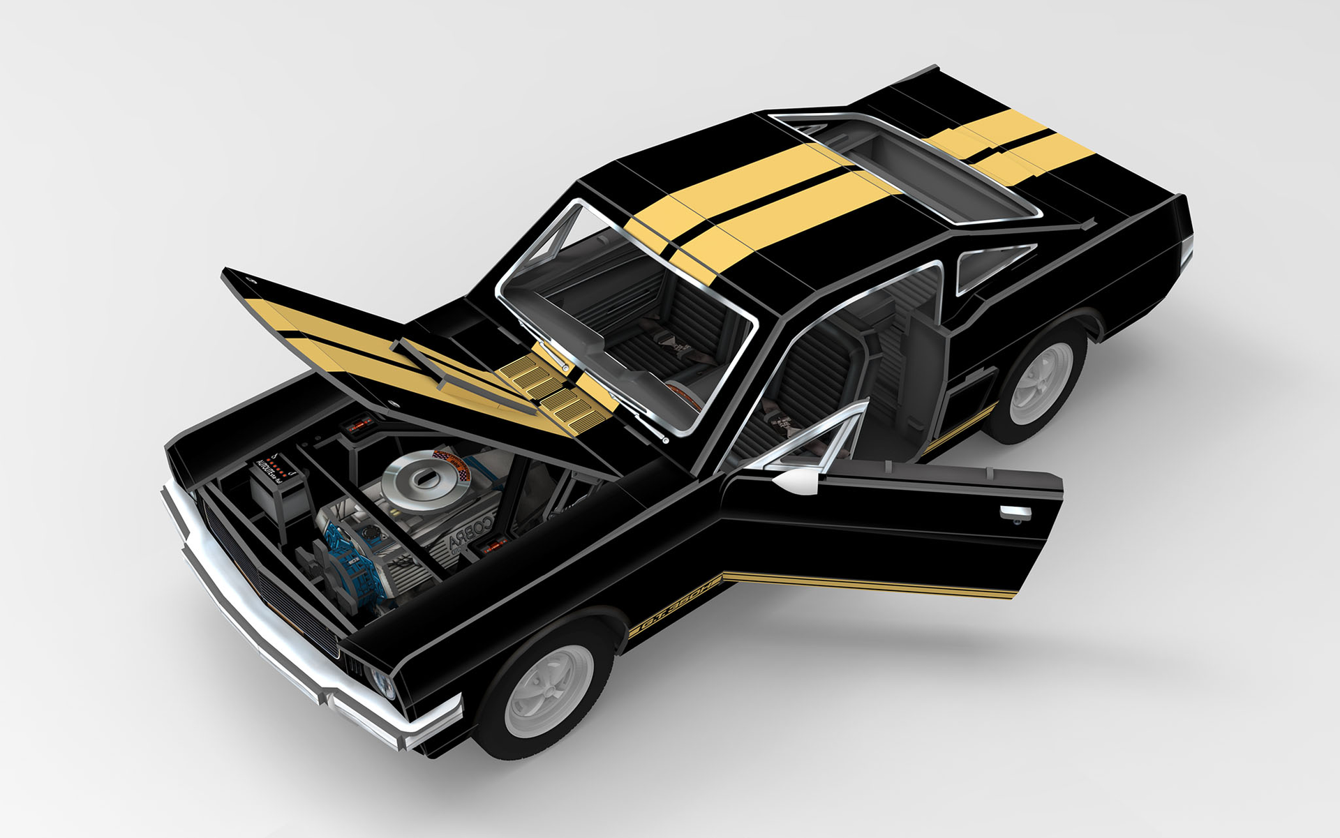 Revell  -  3D Puzzle 66 Shelby GT350-H [3]
