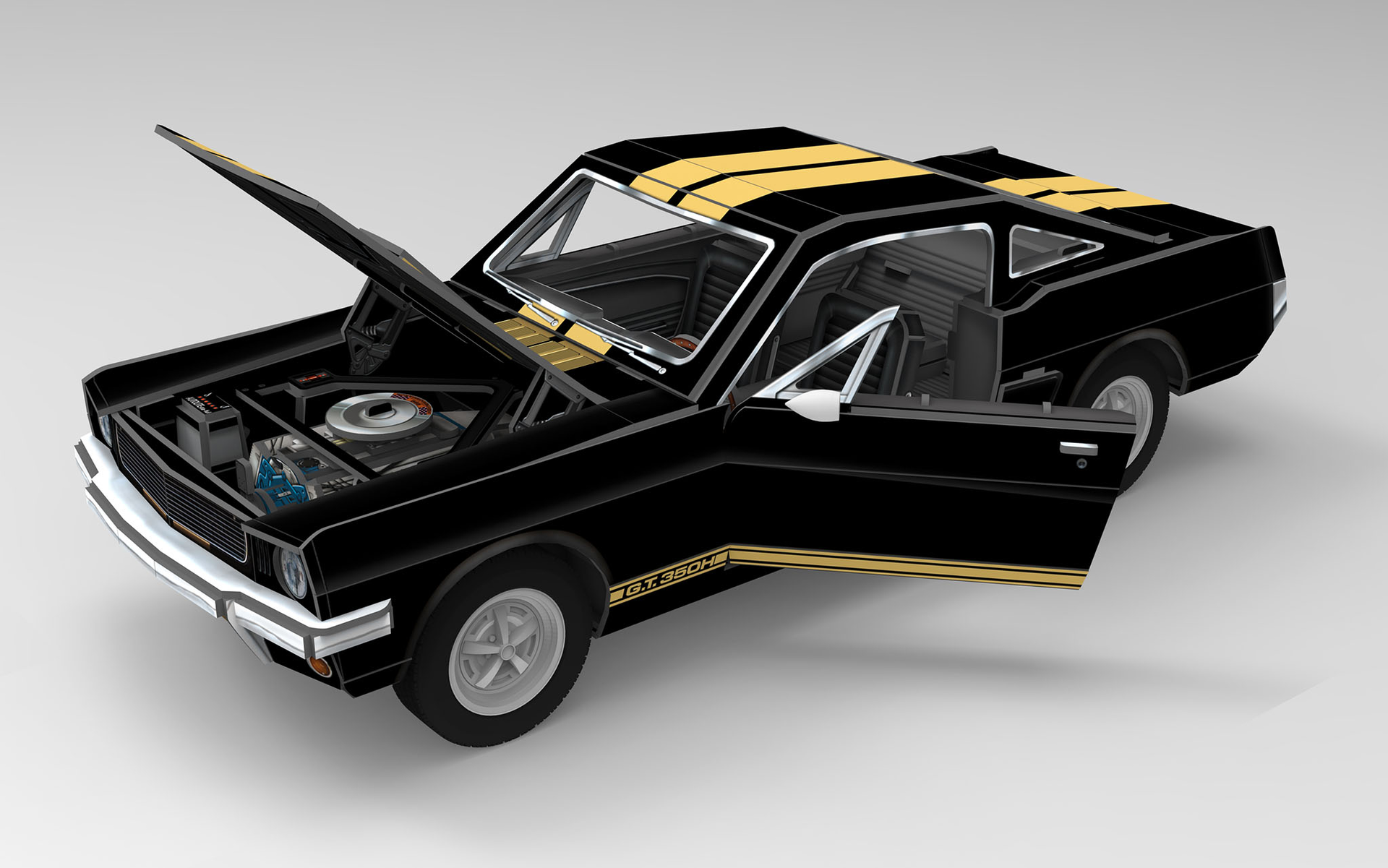 Revell  -  3D Puzzle 66 Shelby GT350-H [5]