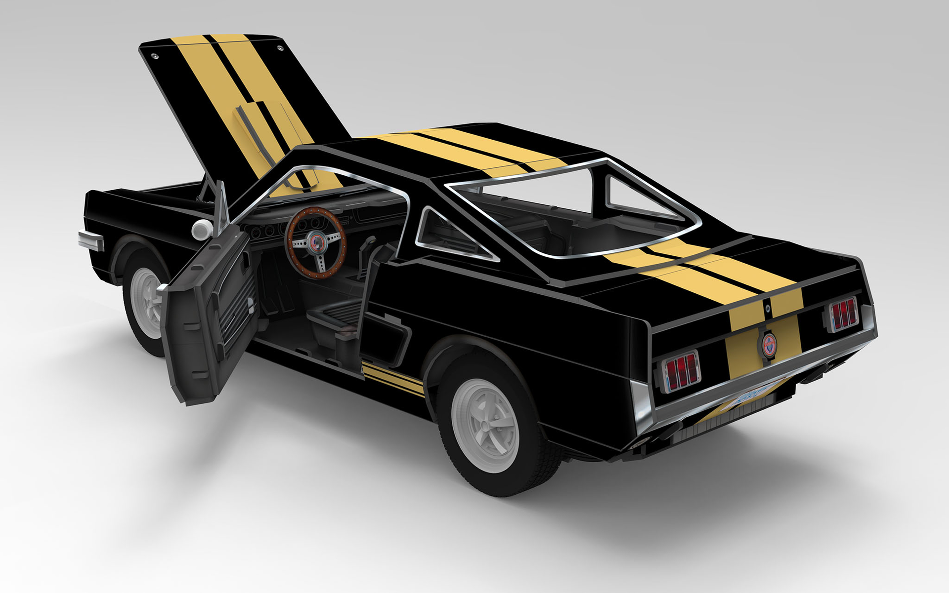 Revell  -  3D Puzzle 66 Shelby GT350-H [4]