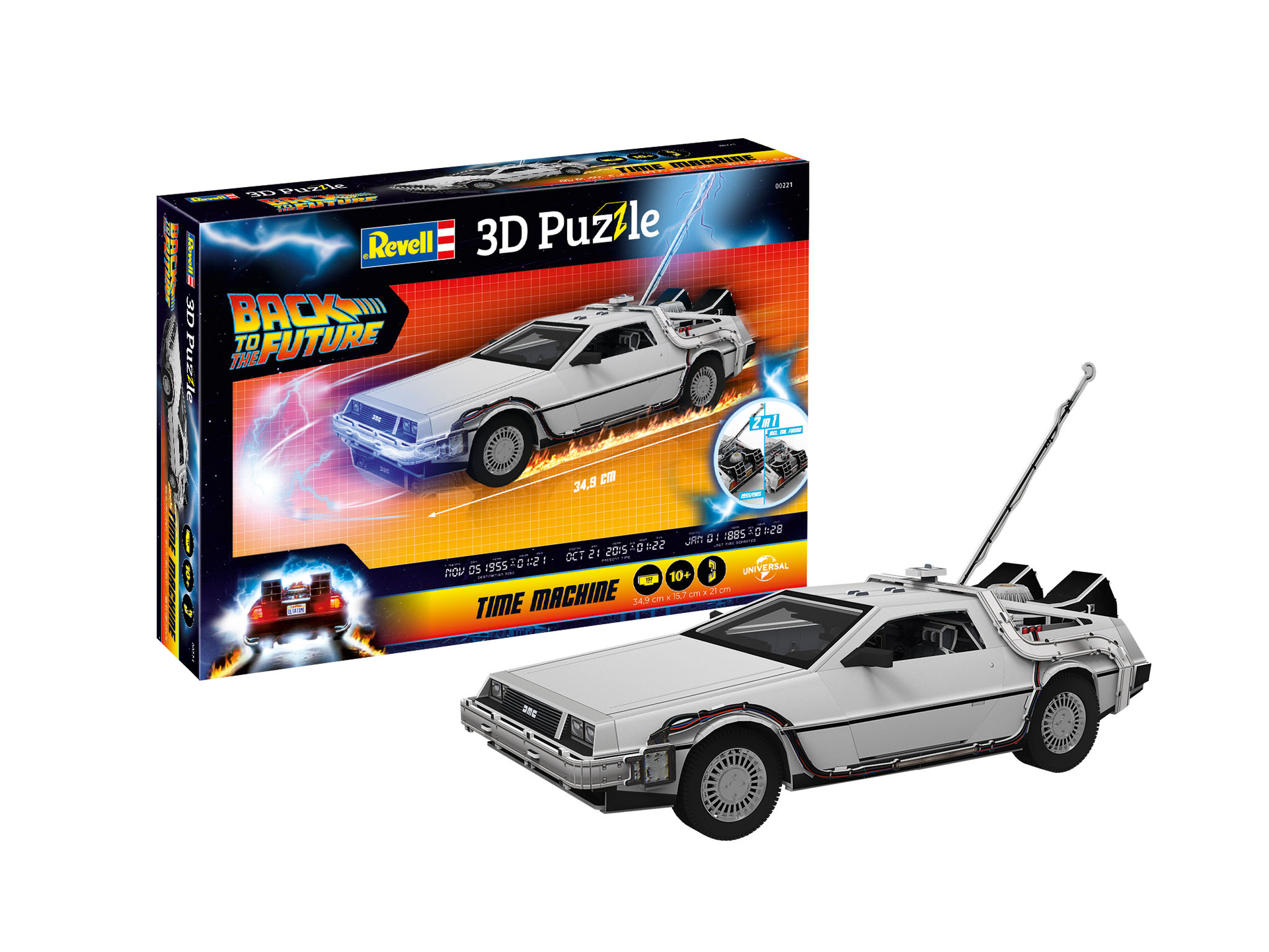 Revell  -  3D Puzzle DeLorean Back to the Future [2]