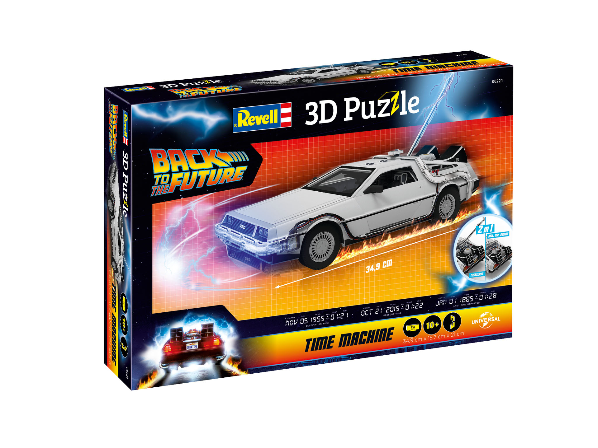 Revell  -  3D Puzzle DeLorean Back to the Future [1]