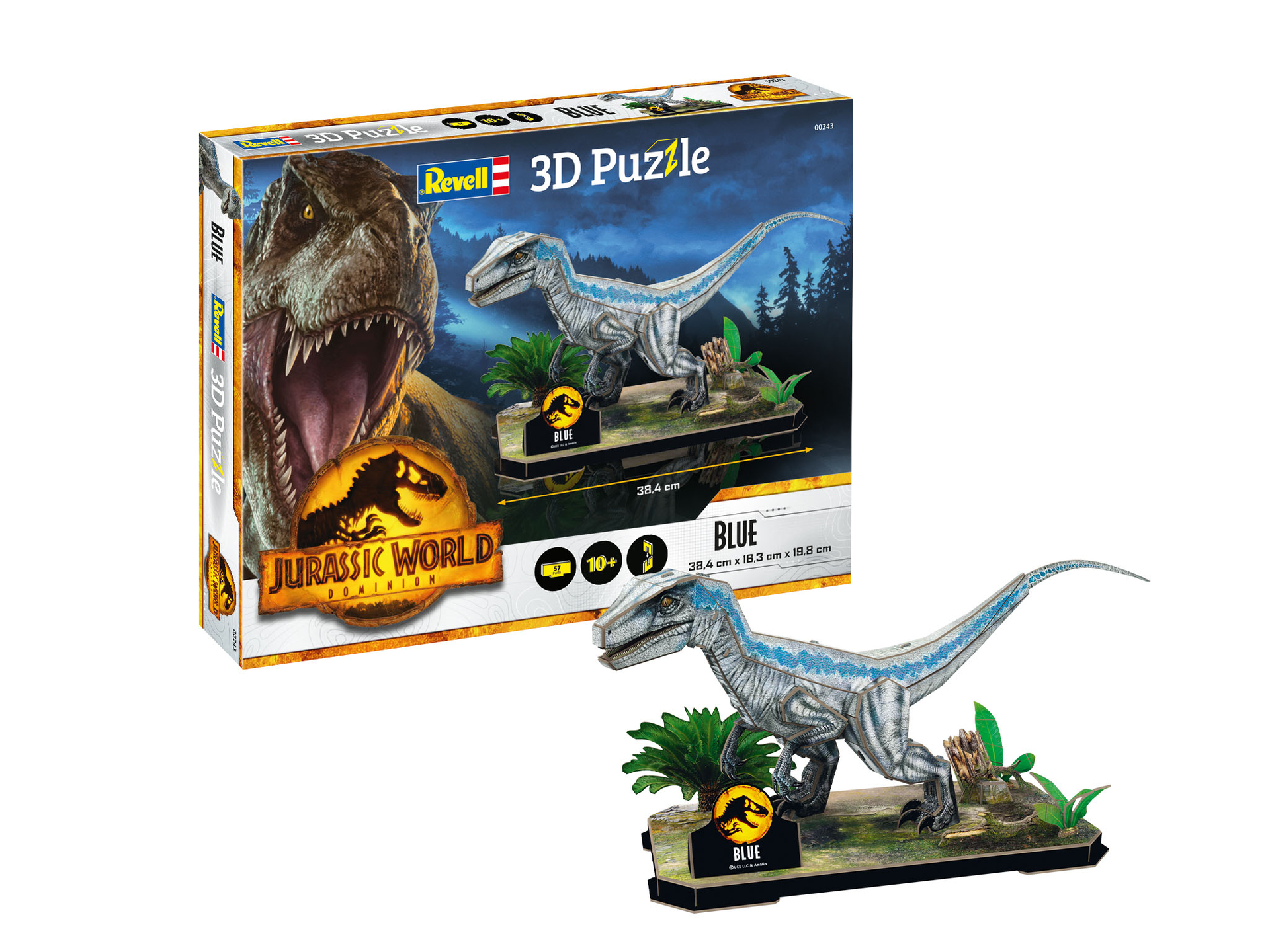 Revell  -  3D Puzzle Jurassic World Dominion - Blue [2]