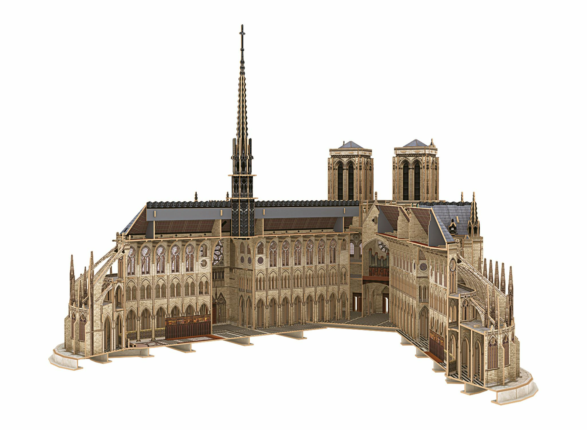 Revell  -  3D Puzzle  Notre Dame de Paris [4]