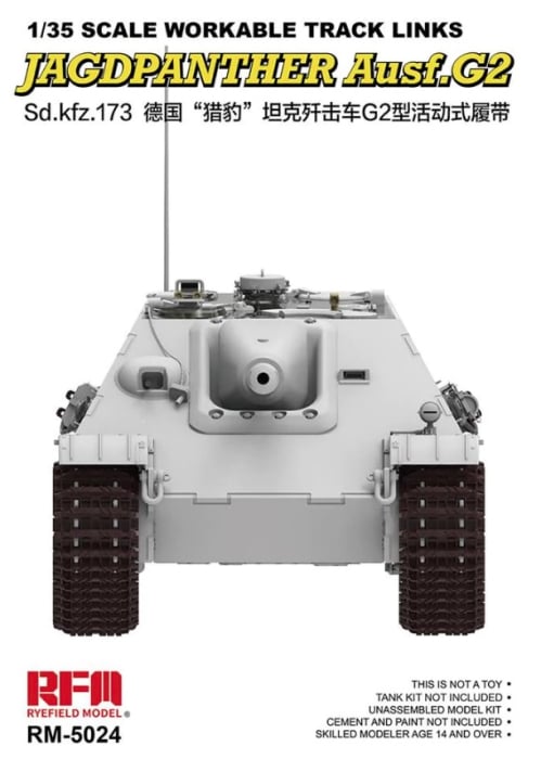 Rye Field Model - 1:35 Workable Track Links for Jagdpanther Ausf.G2 [1]