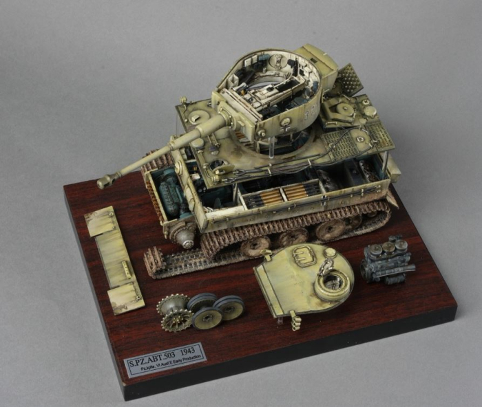 Rye Field Model 5003 - 1:35 Tiger I Early Production (FULL INTERIOR) [2]