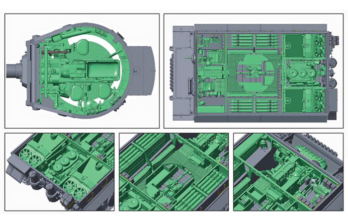 Rye Field Model 5003 - 1:35 Tiger I Early Production (FULL INTERIOR) [3]