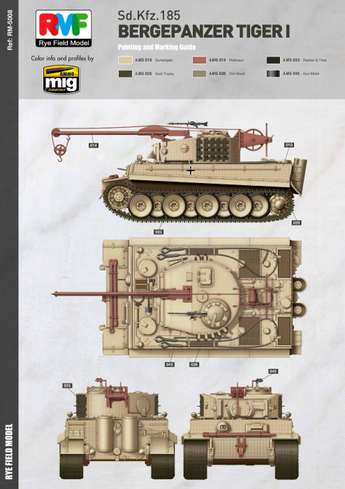 Rye Field Model 5008 - 1:35 Bergepanzer Tiger I [2]