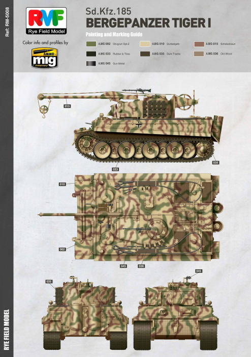 Rye Field Model 5008 - 1:35 Bergepanzer Tiger I [3]