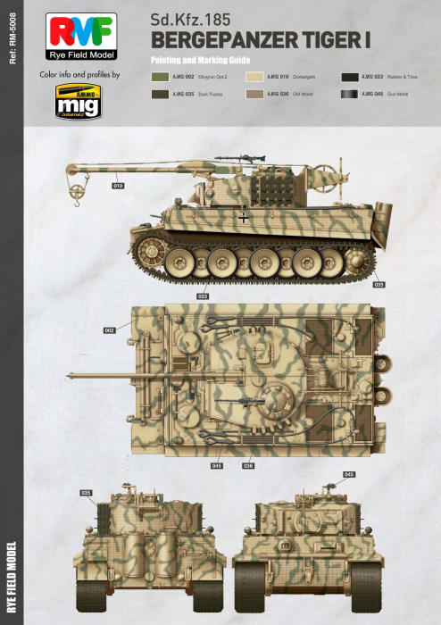 Rye Field Model 5008 - 1:35 Bergepanzer Tiger I [4]