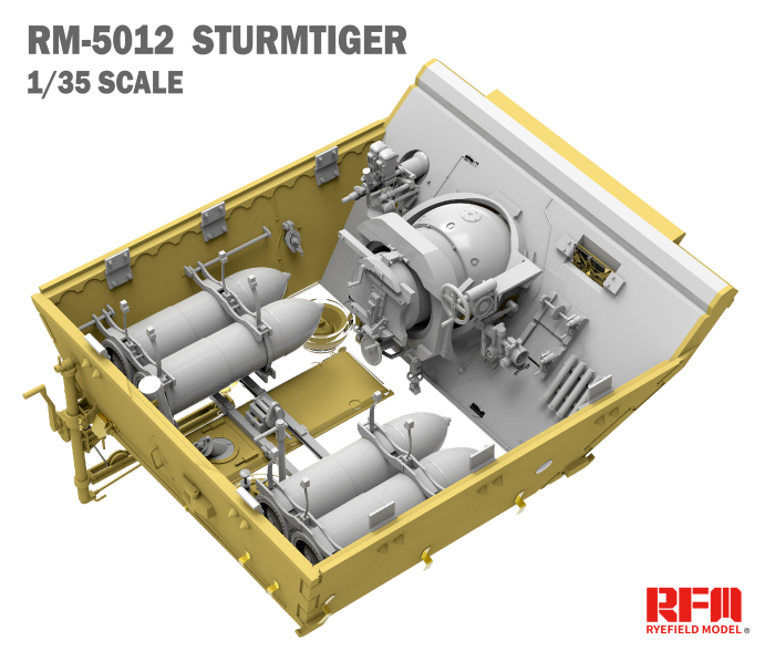 Rye Field Model 5012 - 1:35 Sturmtiger with FULL INTERIOR [4]