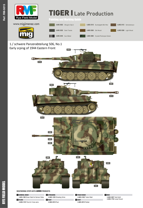 Rye Field Model 5015 - 1:35 Tiger I Late Production [2]
