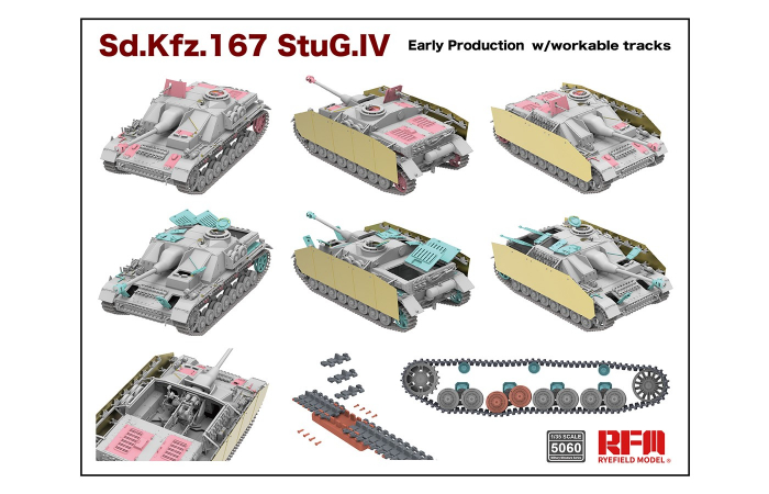 Rye Field Model 5060 - 1:35 StuG.IV Early Production w/workable track links [2]