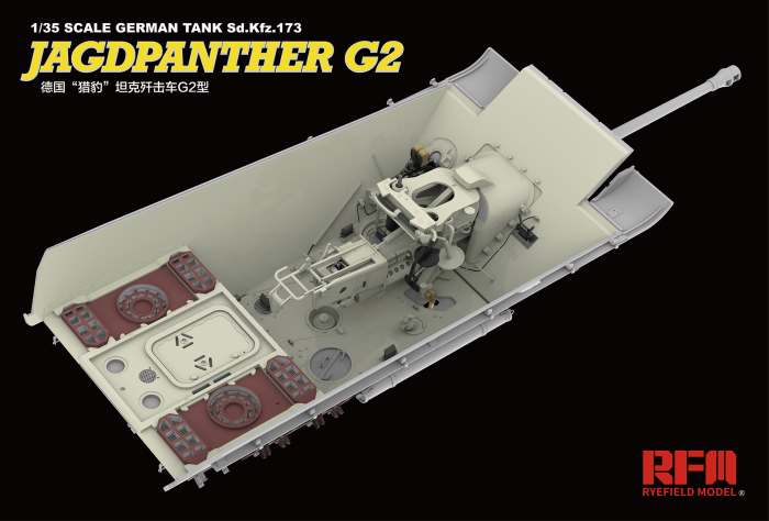 Rye Field Model 5022 - 1:35 Jagdpanther G2 - full interior [4]