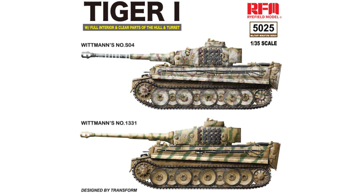 Rye Field Model 5025 - 1:35 Tiger I Witmann full interior - Clear Edition [2]